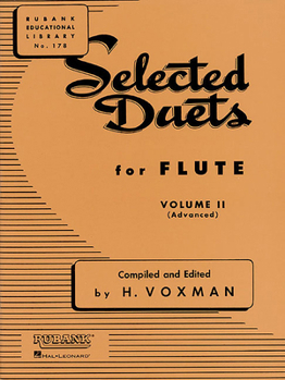 Paperback Selected Duets for Flute: Volume 2 - Advanced Book