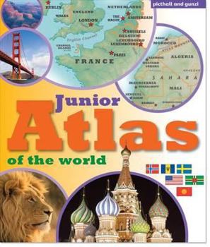 Hardcover Junior Atlas of the World. Chez Picthall and Christine Gunzi Book