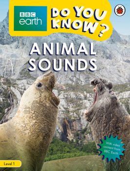 Paperback Do You Know? Level 1 - BBC Earth Animal Sounds Book