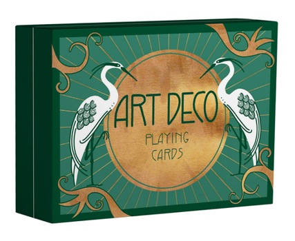 Paperback Art Deco Playing Cards Book