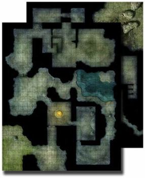 Misc. Supplies Gamemastery Flip-Mat: Haunted Dungeon Book