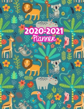 2020-2021 Planner: Two Year Calendar Organizer and Goal Journal | January 2020 - December 2021 Daily, Weekly and Monthly Planner Book with Back Sticker Expression Wall for 2 Years | Design Code 219965