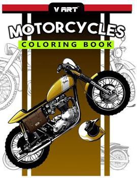 Paperback Motorcycles Coloring Book: Pattern to Color for Bike Lover, Motorcycle Coloring for Adults Book