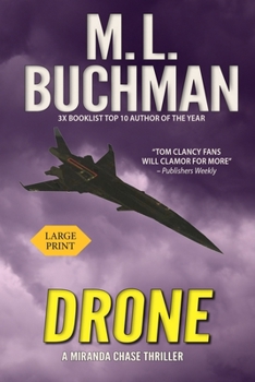 Paperback Drone: an NTSB / Military technothriller - Large Print [Large Print] Book