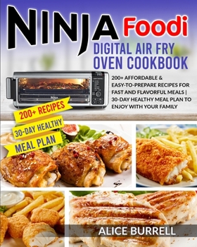 Paperback Ninja Foodi Digital Air Fry Oven Cookbook Book