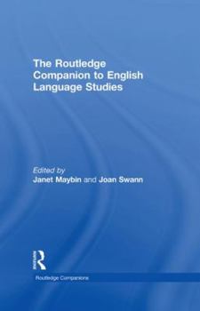 Hardcover The Routledge Companion to English Language Studies Book