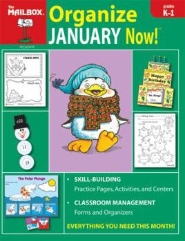 Paperback Organize January Now! (Grs. K-1) Book