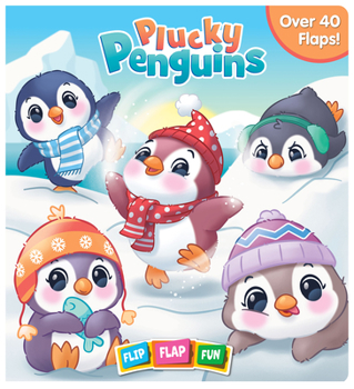 Gift Plucky Penguins Flip Flap Fun Book