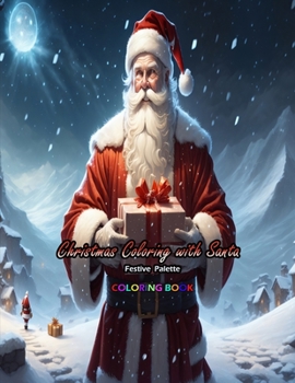 Paperback Christmas Coloring with Santa: Festive Palette Book