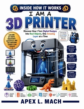 Paperback I Am a 3D Printer (Inside How It Works): Discover How I Turn Digital Designs Into Real Objects, One Amazing Layer at a Time Book