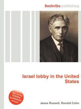 Paperback Israel Lobby in the United States Book
