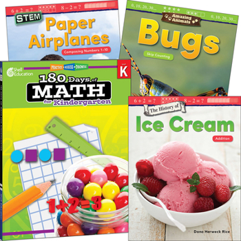 Paperback Learn-At-Home: Explore Math Bundle Grade K: 4-Book Set Book