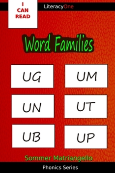 Paperback Word Families: Short U Book