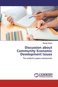 Paperback Discussion about Community Economic Development Issues Book