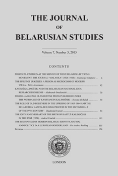 The Journal of Belarusian Studies 2015