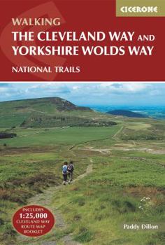 Paperback Cleveland Way & The Yorkshire Wolds Way Book