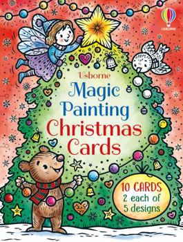 Paperback Magic Painting Christmas Cards Book