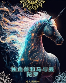 Paperback 独角兽和马 - 曼荼罗成人图画书: 华丽的独角& [Chinese] Book