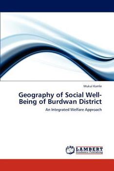 Paperback Geography of Social Well-Being of Burdwan District Book