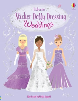 Sticker Dolly Dressing Weddings - Book  of the Usborne Sticker Dressing
