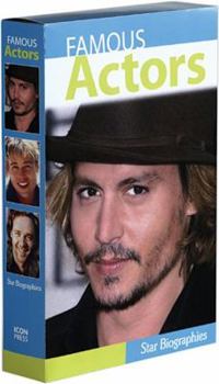 Paperback Famous Actors Box Set: Johnny Depp, Brad Pitt, Russell Crowe Book