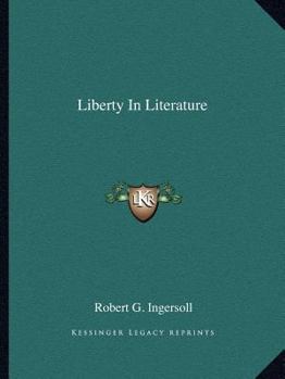 Paperback Liberty In Literature Book