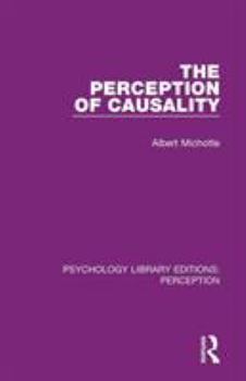 Paperback The Perception of Causality Book