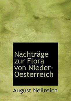 Hardcover Nachtr GE Zur Flora Von Nieder-Oesterreich [German] Book