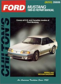 Paperback Ford Mustang, 1989-93 Book