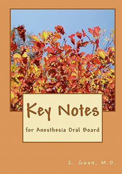 Paperback Key Notes: for Anesthesia Oral Board Book