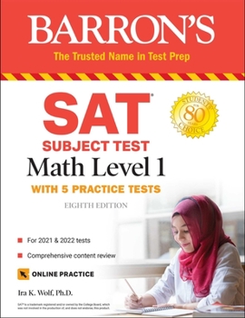 Paperback SAT Subject Test Math Level 1: With 5 Practice Tests Book
