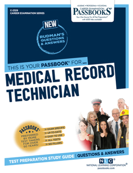 Paperback Medical Record Technician (C-2329): Passbooks Study Guide Volume 2329 Book
