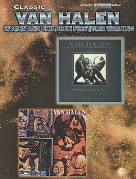 Paperback Classic Van Halen: Women and Children First/Fair Warning Book
