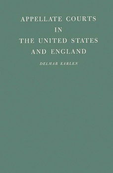 Hardcover Appellate Courts in the United States and England Book