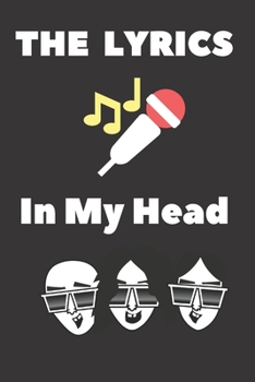 the lyrics in my head: Blank Lined Manuscript Paper with song title and lyrics to write 121 Pages 6x9 gift for rapper and lyricsists