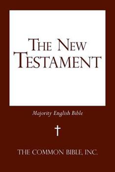 Paperback The New Testament: Majority English Bible Book