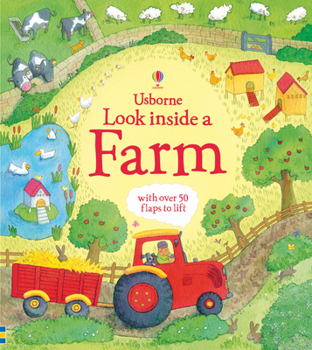 Hardcover Look Inside a Farm Book