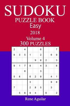 Paperback 300 Easy Sudoku Puzzle Book - 2018 Book