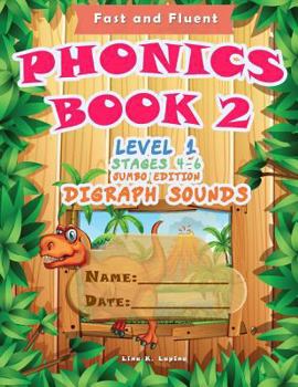 Paperback Phonics Book 2: Level 1. Stages 4 - 6 (digraphs). Jumbo Edition Book