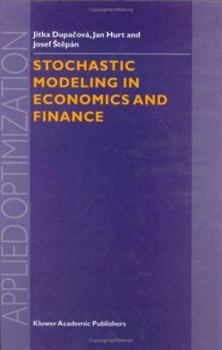 Hardcover Stochastic Modeling in Economics and Finance Book