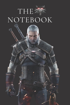 The Notebook: The Witcher Collection - Black Fan Notebook, Sketchbook, Diary, Journal, For Kids, For A Gift, To School 120 Wide Ruled Blank Pages 6 x 9
