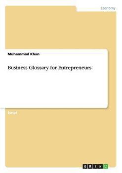 Paperback Business Glossary for Entrepreneurs Book