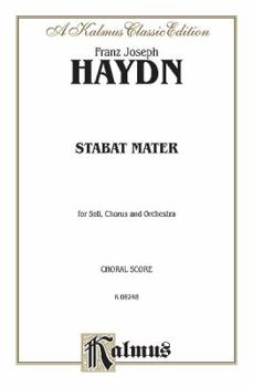 Paperback Stabat Mater: SATB with SATB Soli (Orch.) (Latin Language Edition) (Kalmus Edition) (Latin Edition) Book