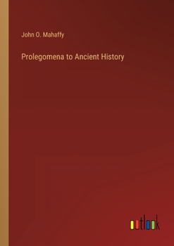 Paperback Prolegomena to Ancient History Book