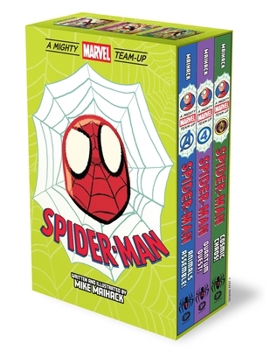 Hardcover Spider-Man: A Mighty Marvel Team-Up 3-Book Box Set: 3 Original Graphic Novels: Animals Assemble!, Quantum Quest!, Cosmic Chaos! Book