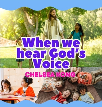 Hardcover When we Hear God's Voice [Large Print] Book