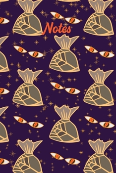 Notes: Fun Candy Notebook Journal with Glossy Cover|120 pages|Wide-Ruled| Perfect Gift for Halloween, Thanksgiving or Fall Holiday| Use for Notes, Ideas, School, To-Do-List,Creative Ideas