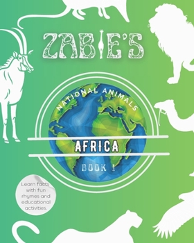 Paperback Zabie's: National animals of Africa Book