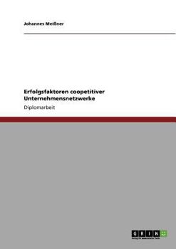 Paperback Erfolgsfaktoren coopetitiver Unternehmensnetzwerke [German] Book