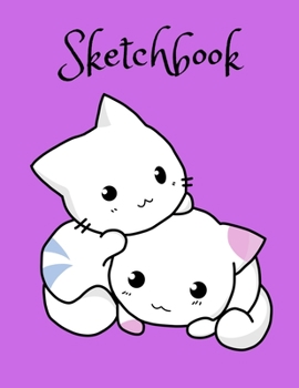 Paperback Sketchbook: Blank For Drawing And Sketching With A Large Journal Cute Cartoon Forest Animals!: Sketchbook for Girls: (Owl, Fox, Bi Book